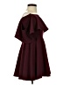 Windsor Solid Burgundy Cocktail Dress Size S - photo 4