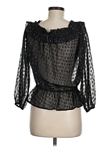 Chelsea And Walker 3/4 Sleeve Silk Top (view 2)
