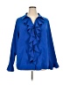 Unbranded Blue Long Sleeve Blouse Size XXL (estimated) - photo 1