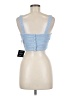 Lulus 100% Polyester Blue Sleeveless Blouse Size S - photo 2