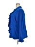 Unbranded Blue Long Sleeve Blouse Size XXL (estimated) - photo 5