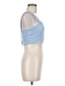 Lulus 100% Polyester Blue Sleeveless Blouse Size S - photo 4