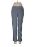 J.Jill Chevron-herringbone Blue Linen Pants Size S - photo 1