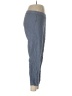 J.Jill Chevron-herringbone Blue Linen Pants Size S - photo 4