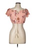 Unbranded Pink Short Sleeve Blouse Size L - photo 1