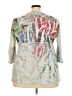 Casual Freedom 100% Polyester Ivory 3/4 Sleeve Blouse Size 3X - photo 2