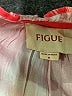 Figue 100% Rayon Pink Short Sleeve Blouse Size M - photo 7