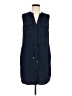 H&M 100% Polyester Blue Casual Dress Size 8 - photo 1