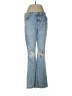 Daze Hearts Blue Jeans Size 29 waist - photo 1