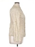 MICHAEL Michael Kors 100% Cotton Tweed Ivory Long Sleeve Button-Down Shirt Size 14 - photo 4