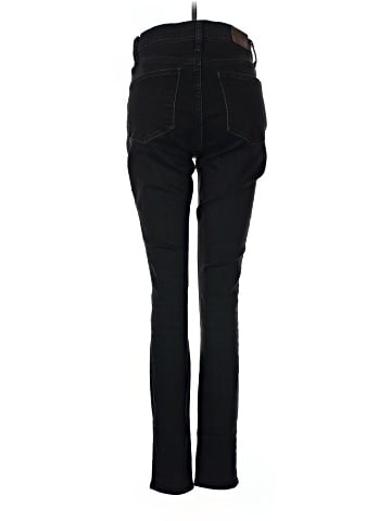 Madewell Tall 9" Mid-Rise Skinny Jeans in Black Frost: THERMOLITE&reg; Edition (view 2)