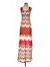 Sanctuary 100% Polyester Chevron-herringbone Red Burgundy Casual Dress Size S (estimated) - photo 1