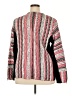 Chico's Aztec Or Tribal Print Chevron-herringbone Graphic Stripes Tweed Red Jacket Size XXL (4) - photo 2