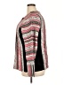 Chico's Aztec Or Tribal Print Chevron-herringbone Graphic Stripes Tweed Red Jacket Size XXL (4) - photo 5