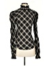 Veronica Beard Argyle Black Long Sleeve Blouse Size 0 - photo 1