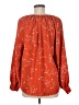 Joie 100% Polyester Orange Long Sleeve Blouse Size M - photo 2