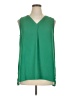 Pleione 100% Polyester Green Sleeveless Blouse Size XL - photo 1