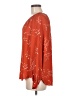 Joie 100% Polyester Orange Long Sleeve Blouse Size M - photo 5