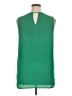 Pleione 100% Polyester Green Sleeveless Blouse Size XL - photo 2
