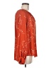 Joie 100% Polyester Orange Long Sleeve Blouse Size M - photo 4