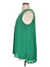 Pleione 100% Polyester Green Sleeveless Blouse Size XL - photo 5