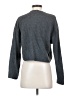 Zara Gray Long Sleeve Blouse Size S - photo 2