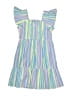 Counting Daisies Stripes Blue Dress Size 5T - photo 2