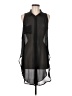 Lush 100% Polyester Black Casual Dress Size M - photo 1