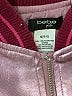 Bebe 100% Polyurethane Metallic Pink Track Jacket Size 10 - 12 - photo 3