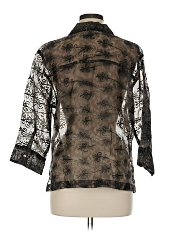 Chico's Design 3/4 Sleeve Silk Top (view 2)