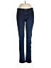 Eileen Fisher Solid Blue Jeans Size 10 - photo 1
