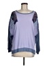 We the Free Print Blue Pullover Sweater Size M - photo 1