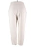 Leze the label Solid Ivory White Casual Pants Size 3X - photo 2