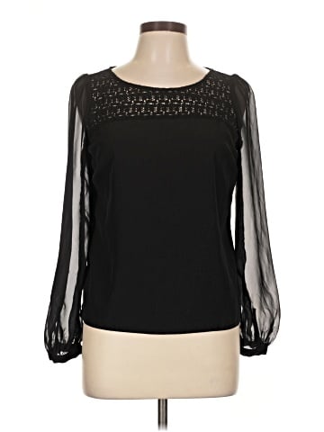 Candie's Long Sleeve Blouse (view 1)