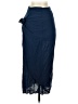 Free People 100% Rayon Blue Formal Skirt Size 0 - photo 1