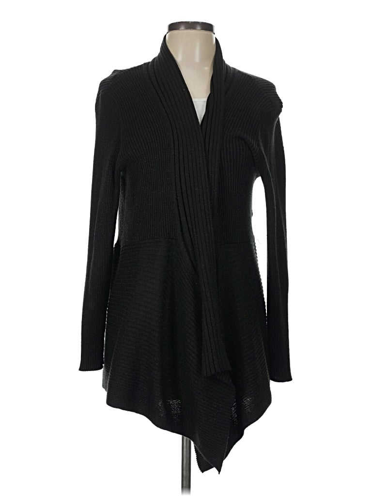 Pre-owned Dana Buchman Cardigan Sweater In Black