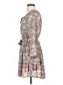 No Comment 100% Polyester Paisley Gray Casual Dress Size S - photo 5