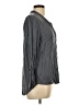 Daniel Rainn 100% Rayon Gray Long Sleeve Blouse Size L - photo 4
