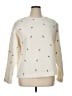 Ann Taylor LOFT 100% Polyester Print Ivory Pullover Sweater Size XL - photo 1