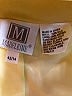 Madeleine 100% Silk Yellow Silk Blazer Size 14 - photo 6