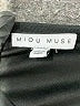 MIOU MUSE Black Short Sleeve Turtleneck Size M - photo 7