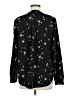 Hilary Radley 100% Polyester Stars Black Long Sleeve Blouse Size M - photo 2