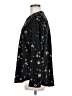 Hilary Radley 100% Polyester Stars Black Long Sleeve Blouse Size M - photo 5