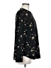 Hilary Radley 100% Polyester Stars Black Long Sleeve Blouse Size M - photo 4