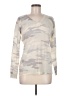 Charter Club 100% Cashmere Camo Ivory pullover sweater Size M - photo 1