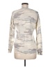 Charter Club 100% Cashmere Camo Ivory pullover sweater Size M - photo 2