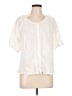 Levi's Ivory Short Sleeve Blouse Size L - photo 1