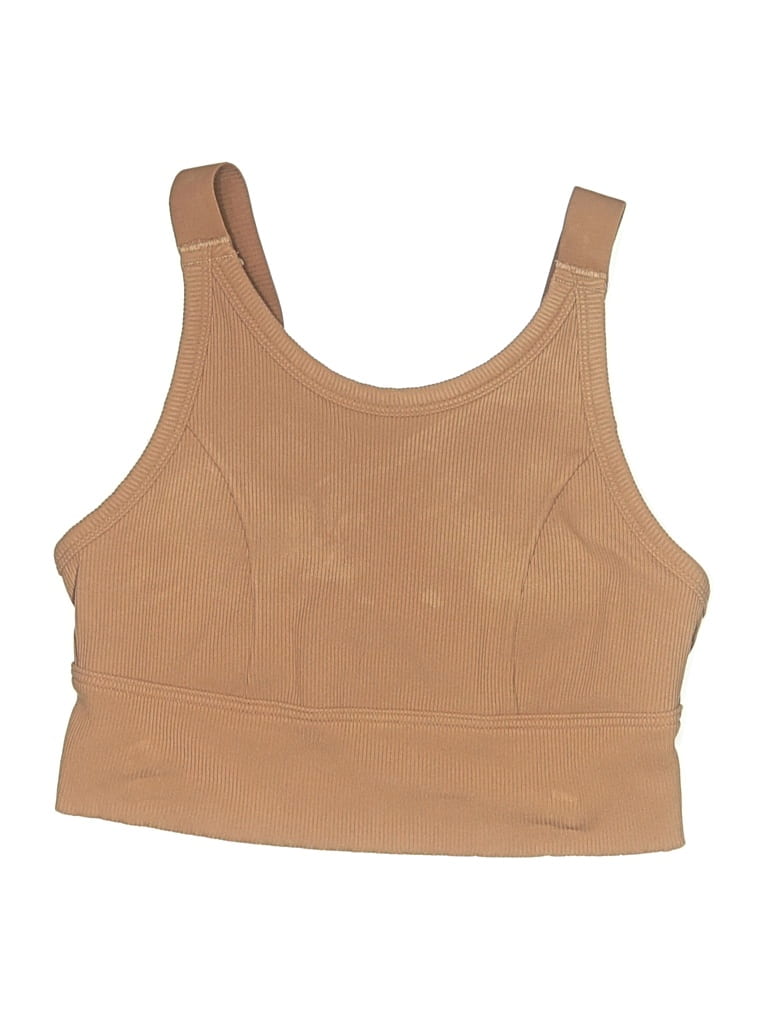 Pre-owned Offline By Aerie Swimsuit Top Tan Swimwear