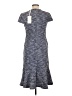 Grace Karin Tweed Blue Casual Dress Size L - photo 2