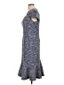 Grace Karin Tweed Blue Casual Dress Size L - photo 5